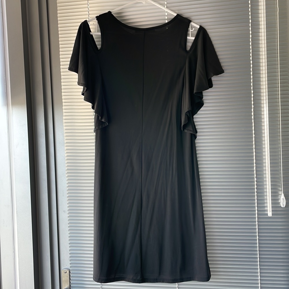 Open shoulder dress